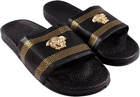 versace slippers fur|Versace slippers for men.